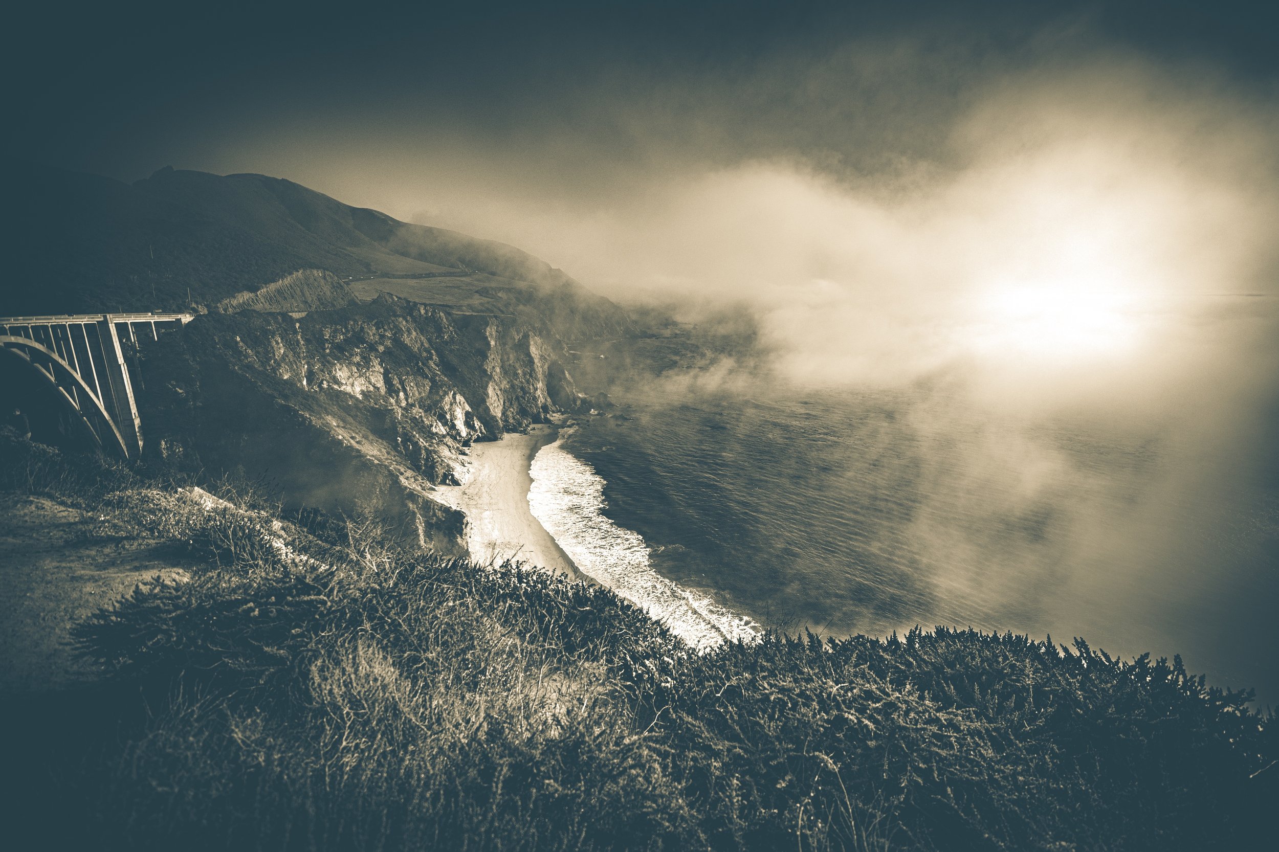 Bixby Bridge Fog